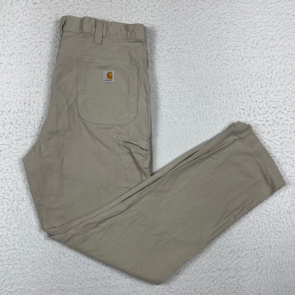Carhartt Work Pants Mens 38x34 Beige 102291-232 Relaxed Fit Gorpcore Streetwear
